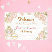 betoverende verjaardag prinses banner