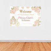 betoverende verjaardag prinses banner