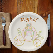 betoverende verjaardag prinses papieren bordje