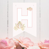 betoverende verjaardag prinses vlaggetjes