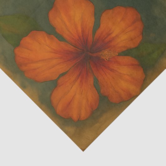 Betoverende Viper-Tailed Siren Nautical Tissuepapier (Detail)