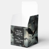 Betoverende vliegende vampier vleermuizen Gotische Bedankdoosjes (Geopend)