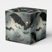 Betoverende vliegende vampier vleermuizen Gotische Bedankdoosjes (Achterkant)