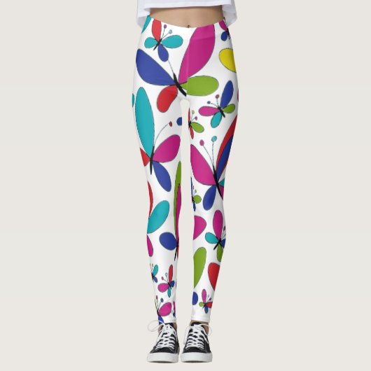 Betoverende vlinderdroom leggings (Voorkant)