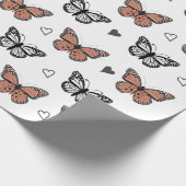 Betoverende vlinders, een grillig inpakpapier (Hoek)