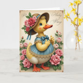 Betoverende Vogel Vriend Hallo Kaart (Gele Bloem)