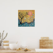betoverende vogels poster (Keuken)