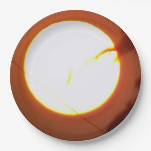 Betoverende Volle Maan 9" Ronde Papieren Bordje