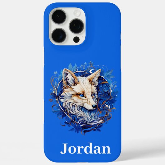 Betoverende vos met aangepaste naam Case-Mate iPhone case (Achterkant)