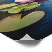 Betoverende Water Lilies Symfonie Poster (Hoek)