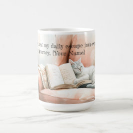 Betoverende Waterverf Booklover Mok