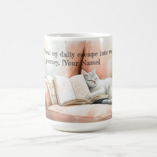Betoverende Waterverf Booklover Mok