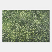 Betoverende Waterverf Bos groen Inpakpapier Vel (Voorkant)