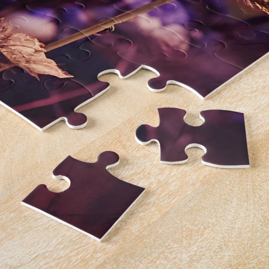 Betoverende weide in de herfst legpuzzel (Zijkant)