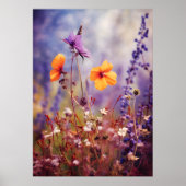 Betoverende weide in de herfst poster (Voorkant)