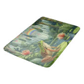 Betoverende William Morris Frog in een bos Badmat (Gekanteld)