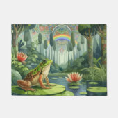 Betoverende William Morris Frog in een bos Deurmat (Voorkant)