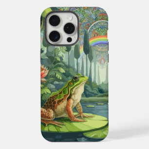 Betoverende William Morris Frog in een bos iPhone 15 Pro Max Case