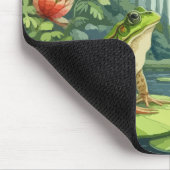 Betoverende William Morris Frog in een bos Muismat (Hoek)