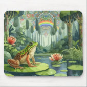 Betoverende William Morris Frog in een bos Muismat (Voorkant)