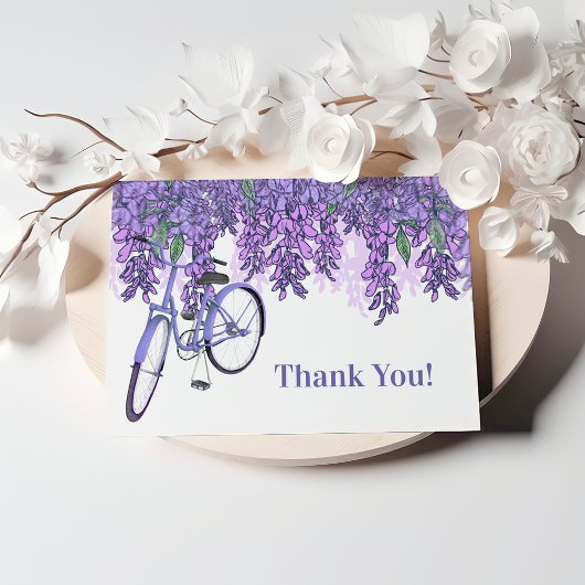 Betoverende Wisteria Fiets Bedankt