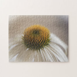 Betoverende Witte Zwaan Echinacea Puzzel