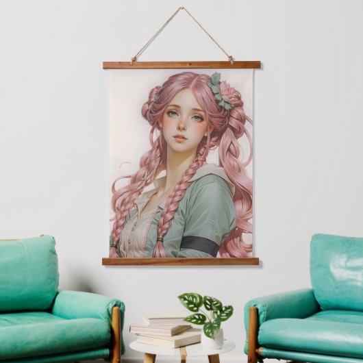 Betoverende Woodland Dreams | Schoonheid en Romanc Hangend Wandkleed (Woonkamer)