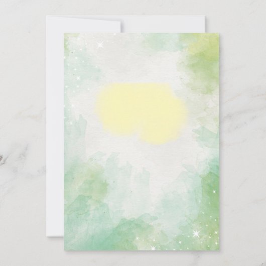 Betoverende Zebra Baby shower Flat Bedankt Card (Achterkant)