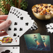 Betoverende zeemeermin etherische schoonheid pokerkaarten (Insitu)