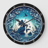 Betoverende zeemeermin scene klok (Voorkant)