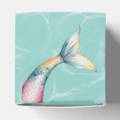 Betoverende zeemeermin staart meisje verjaardagsfe bedankdoosjes (Bovenkant)