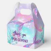 Betoverende zeemeermin thema feestdozen bedankdoosjes (Achterkant)