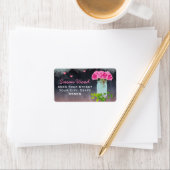 Betoverende zomerse Adresetiketten Etiket (Insitu)