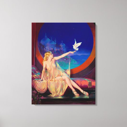 Betovering Arabisch Haseki Sultans Prinses 1925 Canvas Afdruk (Voorkant)