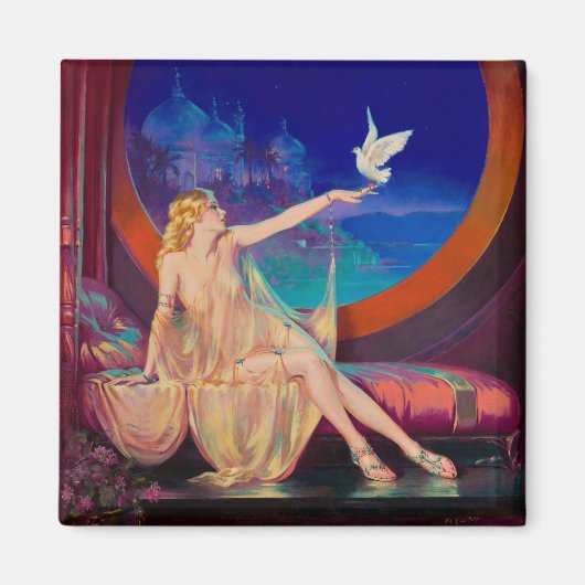 Betovering Arabisch Haseki Sultans Prinses 1925 Magneet (Voorkant)