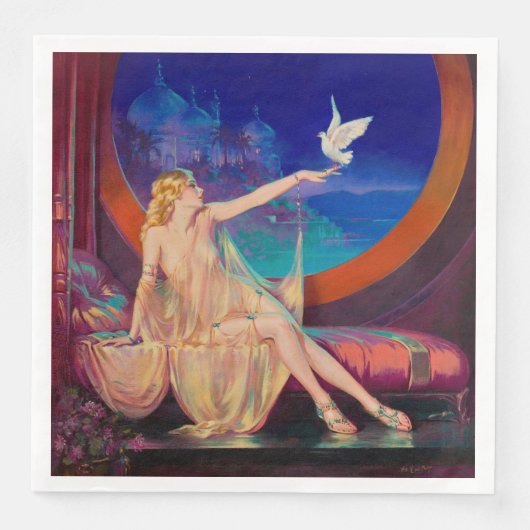 Betovering Arabisch Haseki Sultans Prinses 1925 Servet (Voorkant)