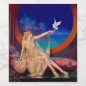 Betovering Arabisch Haseki Sultans Prinses 1925 Wijn Etiket (Enkel label)