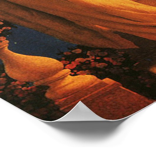 betovering (Assepoester) Maxfield Parrish Fine Art Poster (Hoek)