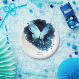 Betovering Leuke Vlinder Verjaardag Papieren Bordje