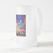 betovering van de Arabische Concubine Pinup Girl Matglas Bierpul (Voorkant rechts)