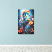 Betovering van de diepte canvas afdruk (Insitu (Houten vloer))