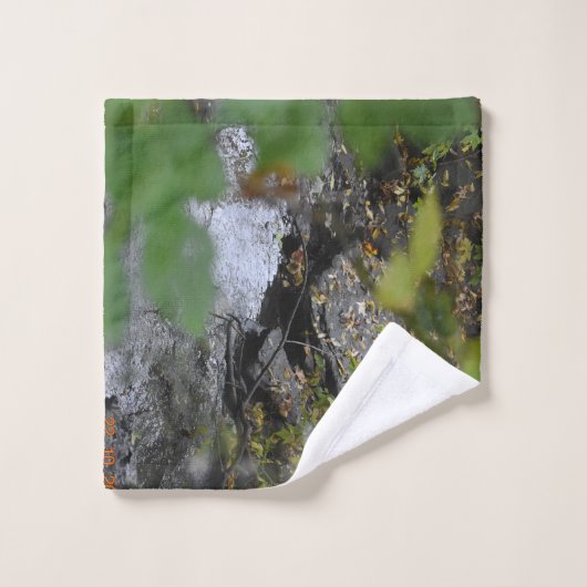 Betoveringen van de aarde bad handdoek (Wasdoekje)