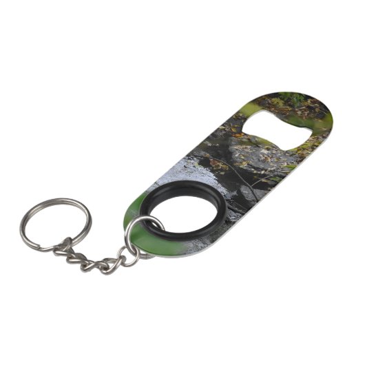 Betoveringen van de aarde mini flessenopener (Voorkant Gekanteld)