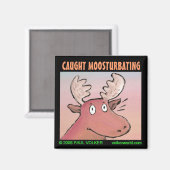 BETRAPT MOSTURBATING 3.00 MAGNEET (Voorkant / Achterkant)