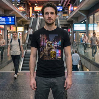 Betrapt Wasbeer Die Augurken Eet Funny Tra T-shirt