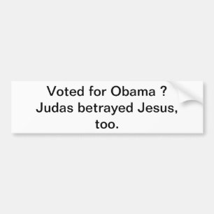 Betrayal of a Liberal Bumpersticker