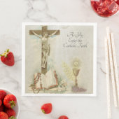 Betreed het katholieke geloof in de traditionele r servet (Insitu)