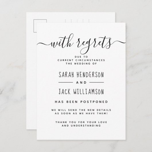 Betreffende de aankondiging van de verbouwing van  (Voorkant / Achterkant)