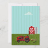 betreffende de uitnodiging van het Boerderij (Achterkant)