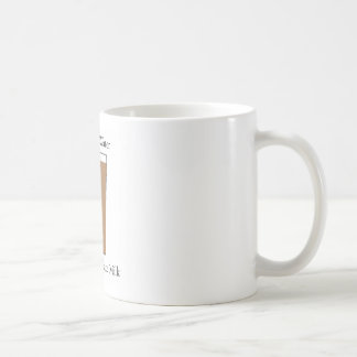 Betreffende Drink van chocolade in water Koffiemok